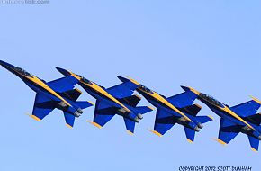 US Navy Blue Angels - F/A-18 Hornet Fighter