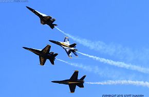 US Navy Blue Angels - F/A-18 Hornet Fighter
