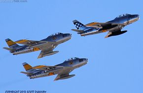 USAF F-86 Sabre - Horsemen Flight Demonstration Team