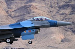 USAF Aggressor F-16 Falcon Fighter