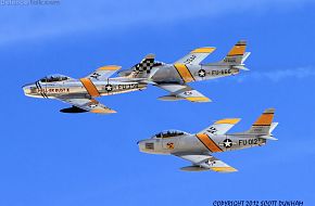 USAF F-86 Sabre - Horsemen Flight Demonstration Team
