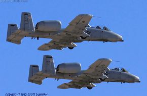 USAF A-10 Thunderbolt II Fighter