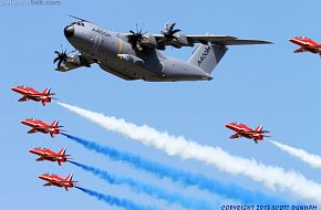 RAF Red Arrows & Airbus A400M Atlas