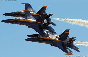 US Navy Blue Angels F/A-18C Hornet