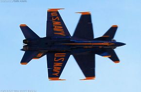 US Navy Blue Angels F/A-18C Hornet