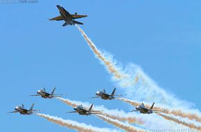 US Navy Blue Angels F/A-18C Hornet