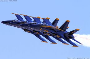 US Navy Blue Angels F/A-18C Hornet