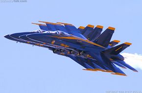 US Navy Blue Angels F/A-18C Hornet