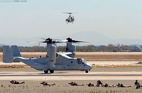 USMC MV-22 Osprey - AH-1W Cobra
