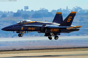 US Navy Blue Angels F/A-18C Hornet