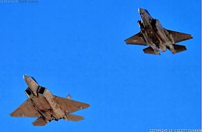 USAF F-35A Lightning II - F-22A Raptor