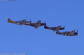 USAAC P-47 Thunderbolt & P-51 Mustang Fighters