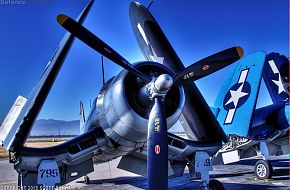 US Navy F4U Corsair Fighter