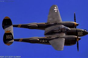 US Army Air Corps P-38 Lightning Fighter