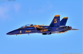 US Navy Blue Angels F/A-18D Hornet Fighter