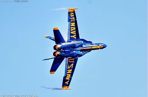 US Navy Blue Angels F/A-18D Hornet Fighter