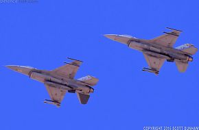 USAF F-16 Viper Fighter Aircraft