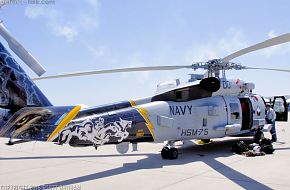 US Navy MH-60R Seahawk ASW Helicopter Tail Art