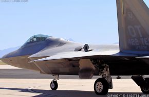 USAF F-22A Raptor Fighter Aircraft