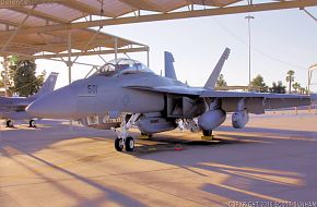 US Navy EA-18G Growler Electronic Warfare Aircraft