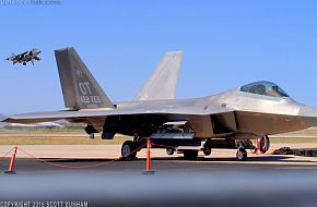 USAF F-22A Raptor Fighter Aircraft