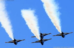 USAF Thunderbirds Flight Demonstration Team F-16 Viper