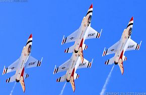 USAF Thunderbirds Flight Demonstration Team, F-16 Viper Fighter Aircraft