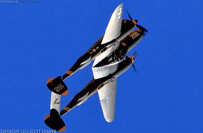 US Army Air Corps P-38 Lightning Fighter Aircraft