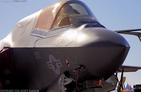 USMC F-35B Lightning II STOVL Joint Strike Fighter Nose Camera