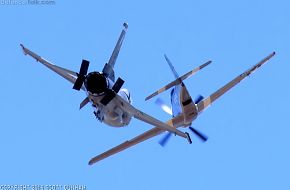 USAF Heritage Flight F-16 Viper and P-51 Mustang