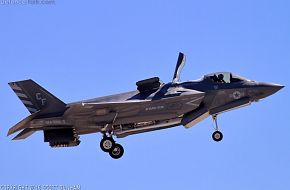 USMC F-35B Lightning II STOVL Joint Strike Fighter Weapons Bay Doors Open