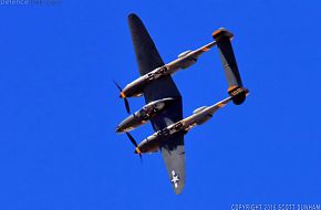 US Army Air Corps P-38 Lightning Fighter Aircraft