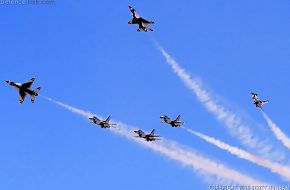 USAF Thunderbirds Flight Demonstration Team, F-16 Viper Fighter Aircraft