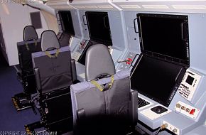 US Navy P-8A Poseidon Maritime Surveillance Aircraft Operators Station