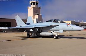 US Navy EA-18G Growler Electronic Warfare Aircraft