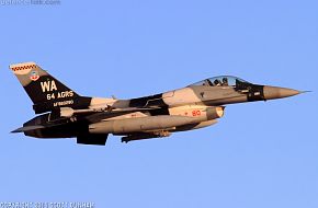 USAF F-16 Falcon Aggressor Squadron Fighter