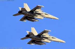 US Navy EA-18G Growler Electronic Attack Aircraft