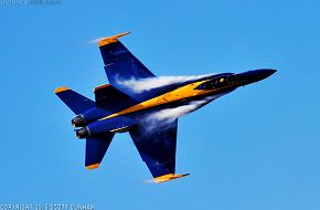 US Navy Blue Angels Flight Demonstration Team F/A-18 Hornet Fighter