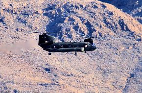 US Army Special Forces MH-47F Chinook Helicopter