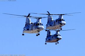 USMC CH-46 Sea Knight Helicopter