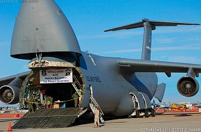 USAF C-5B Galaxy Heavy Transport Aircraft