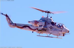 USMC AH-1W Super Cobra Gunship Attack Helicopter