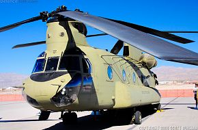 US Army CH-47F Chinook Helicopter