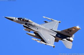 USAF F-16 Wild Weasel Electronic Attack Aircraft