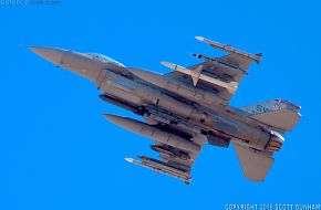 USAF F-16 Wild Weasel Electronic Attack Aircraft