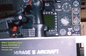 Mirage III ROSE-2 upgrade cockpit