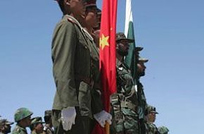 China-Pakistan joint military exercise "Friendship 2004"