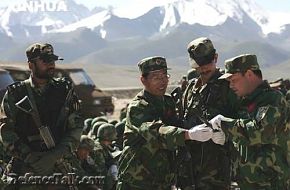 China-Pakistan joint military exercise "Friendship 2004"