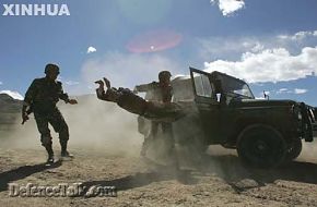 China-Pakistan joint military exercise "Friendship 2004"