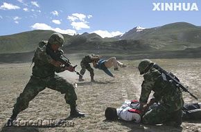 China-Pakistan joint military exercise "Friendship 2004"